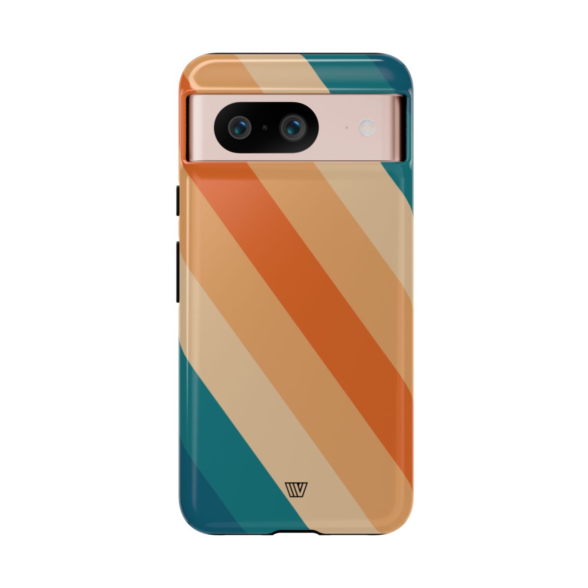 Retro Stripe Tough Phone Case 70s Style