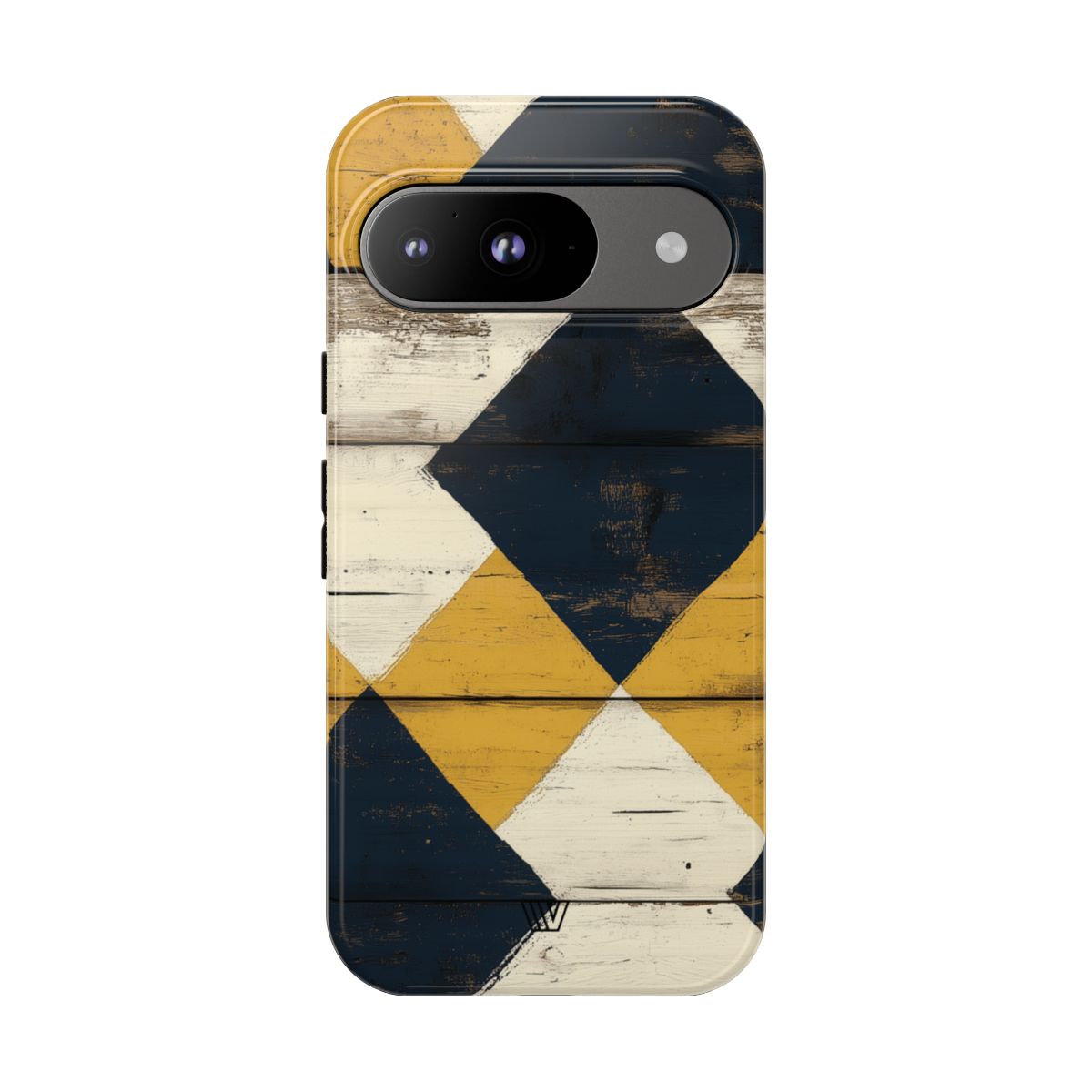 Tough Phone Case Dual-Layer Protection Farmhouse Wood