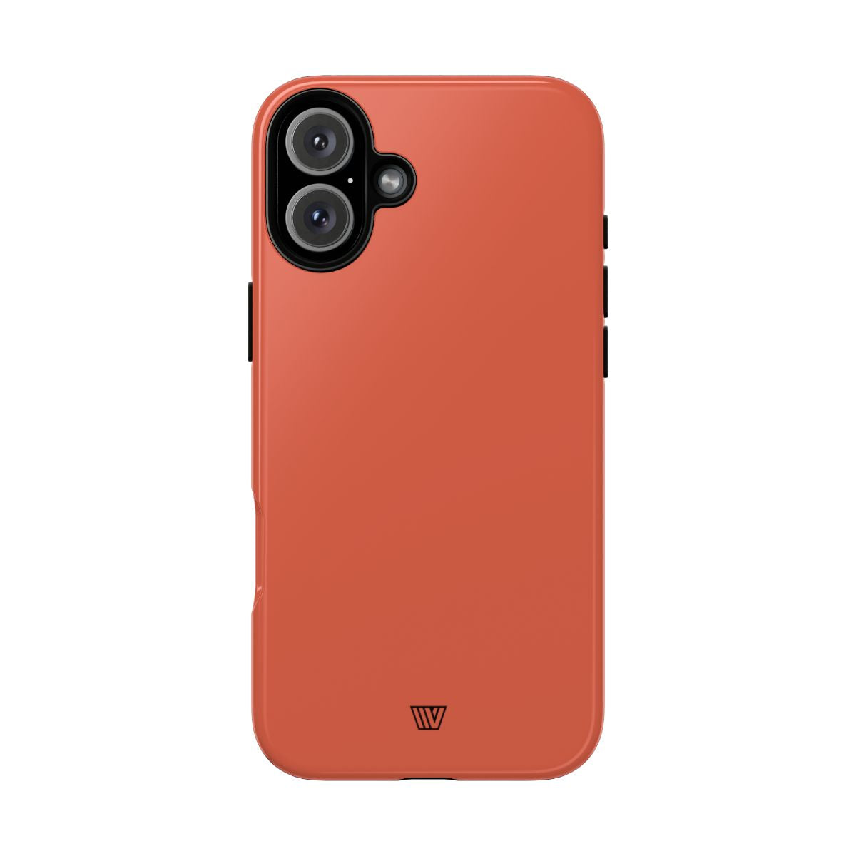 Burnt Sienna Tough Phone Case Dual-Layer Protection