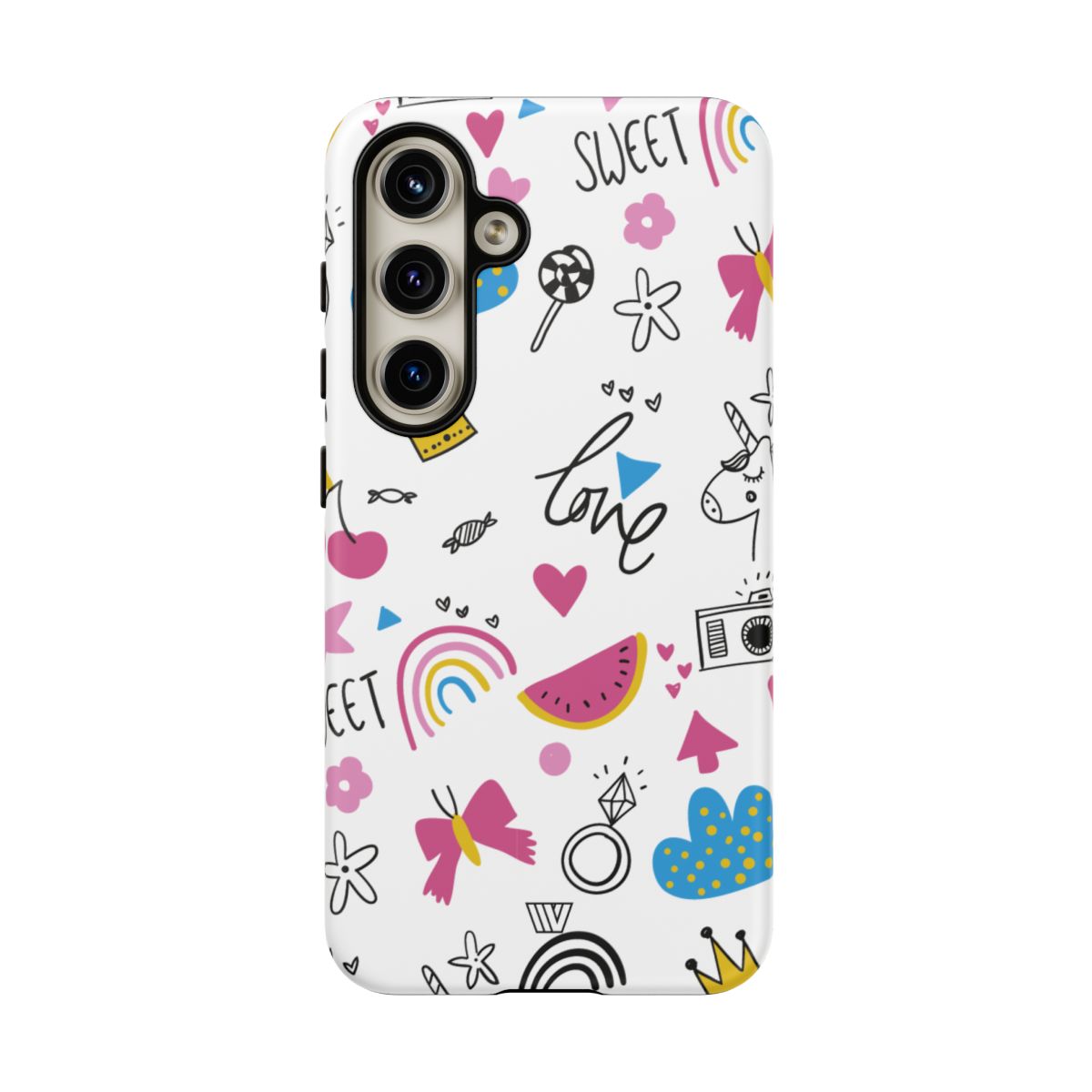 Tough Impact Resistant Phone Case SWEET LOVE