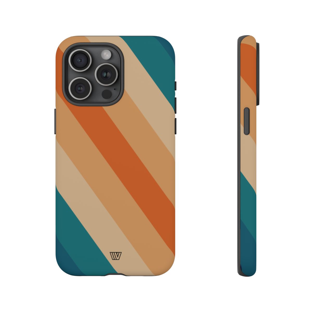 Retro Stripe Tough Phone Case 70s Style