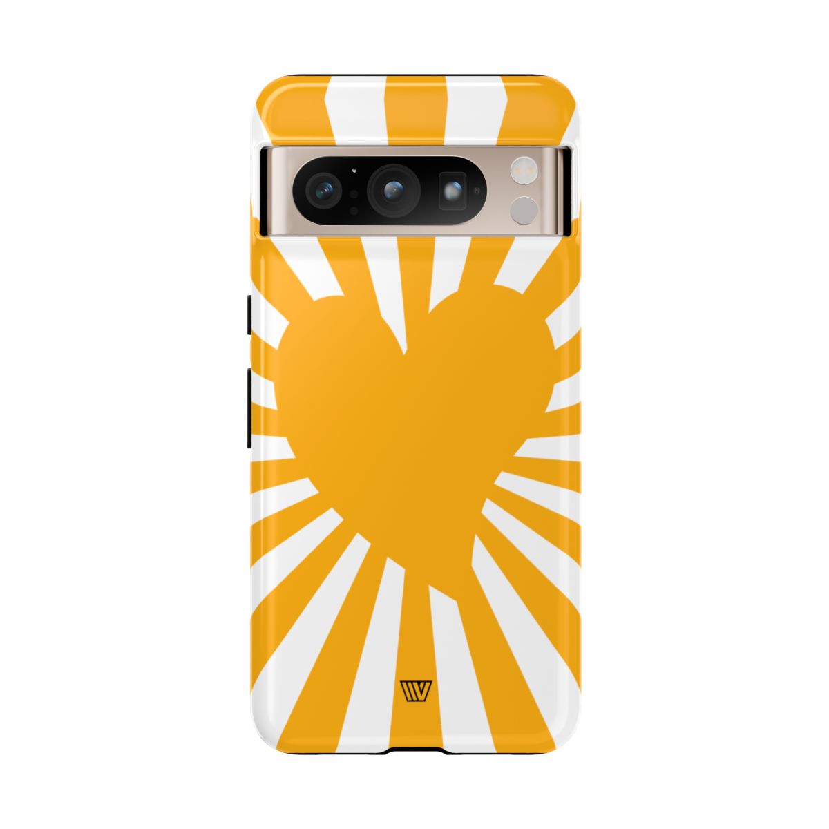 Heart Sun Rays Tough Phone Case with Impact Resistance