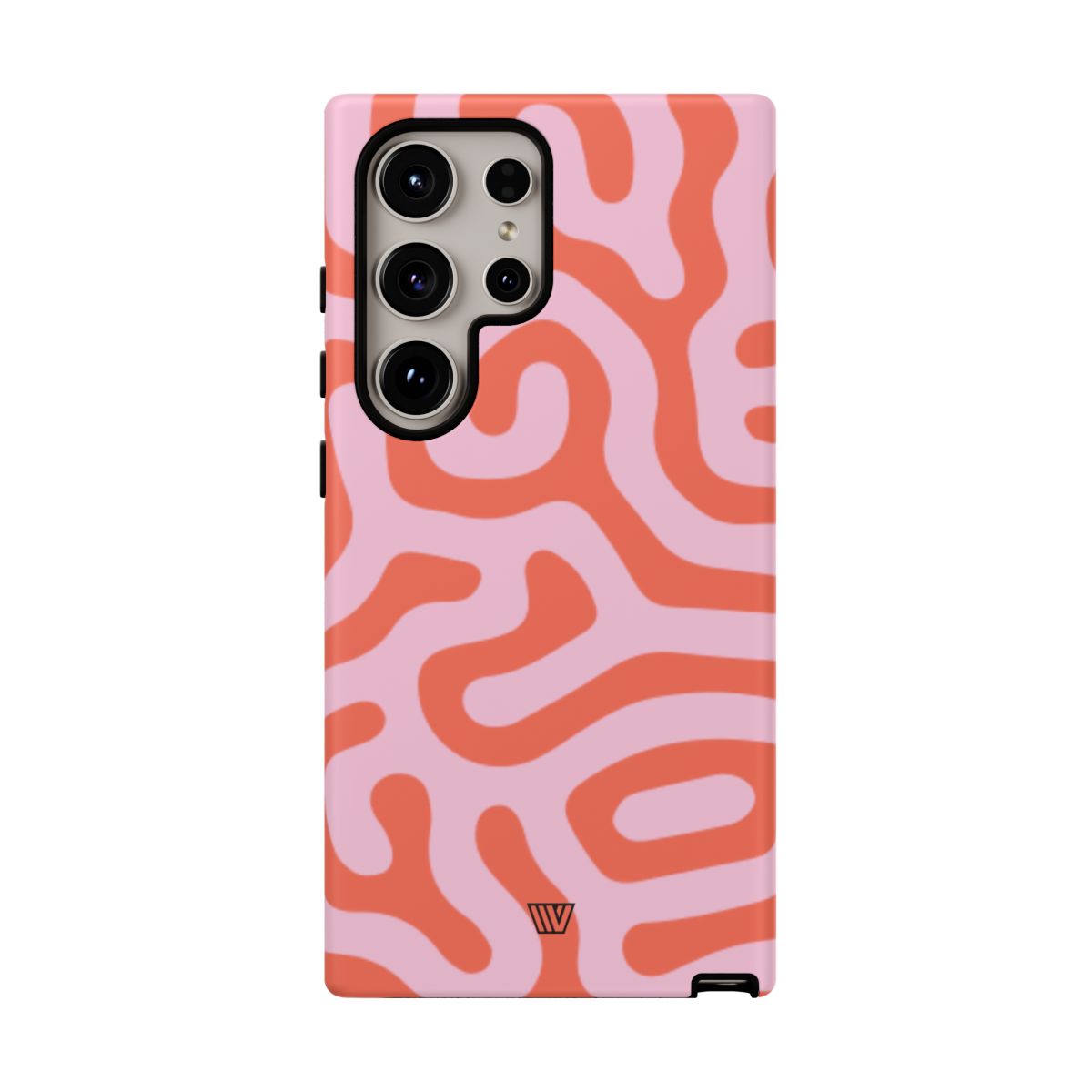 Tough Phone Case Dual-Layer Protection CORAL ORGANIC LINES