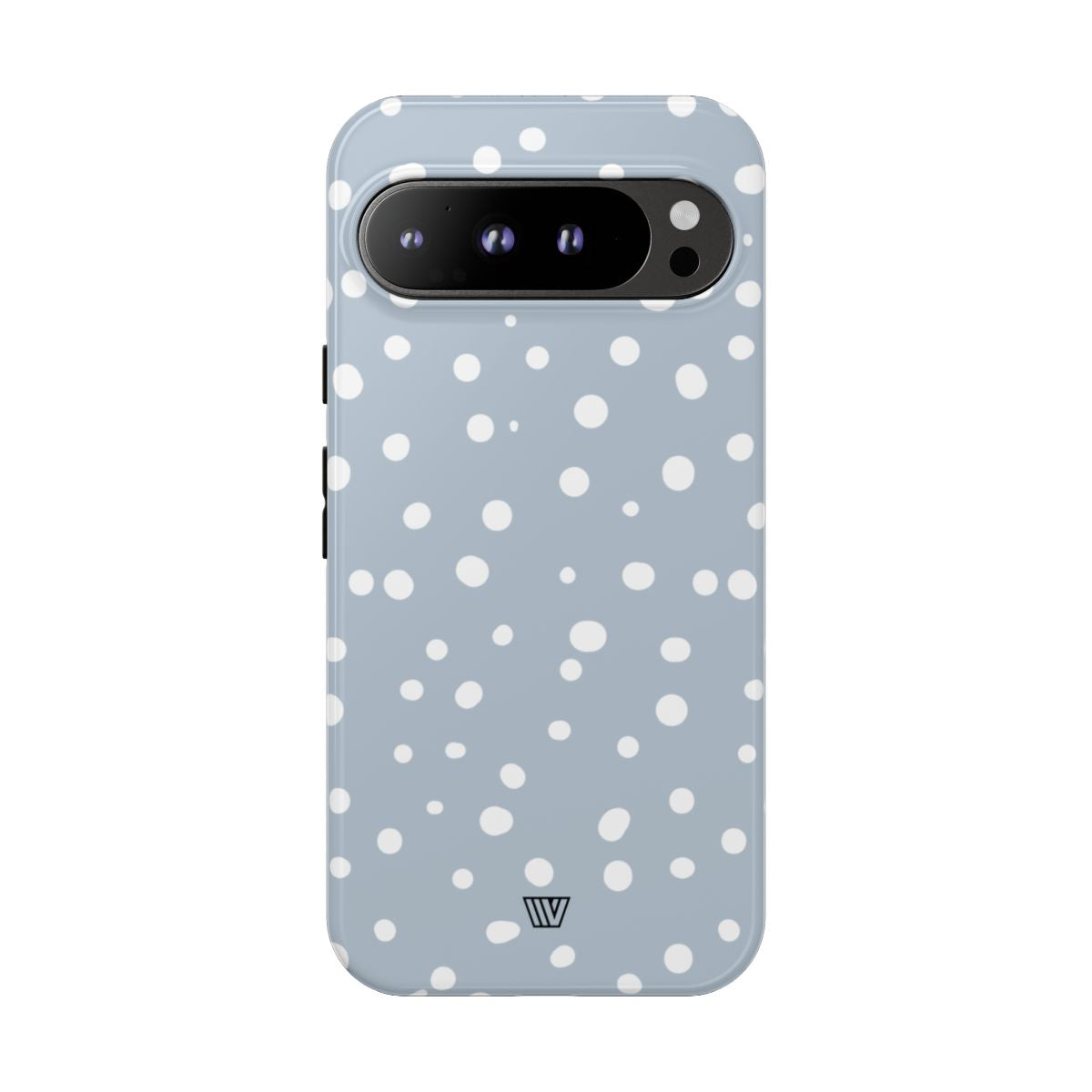 Blue Haze Dots Tough Phone Case Dual-Layer Protective Phone Case