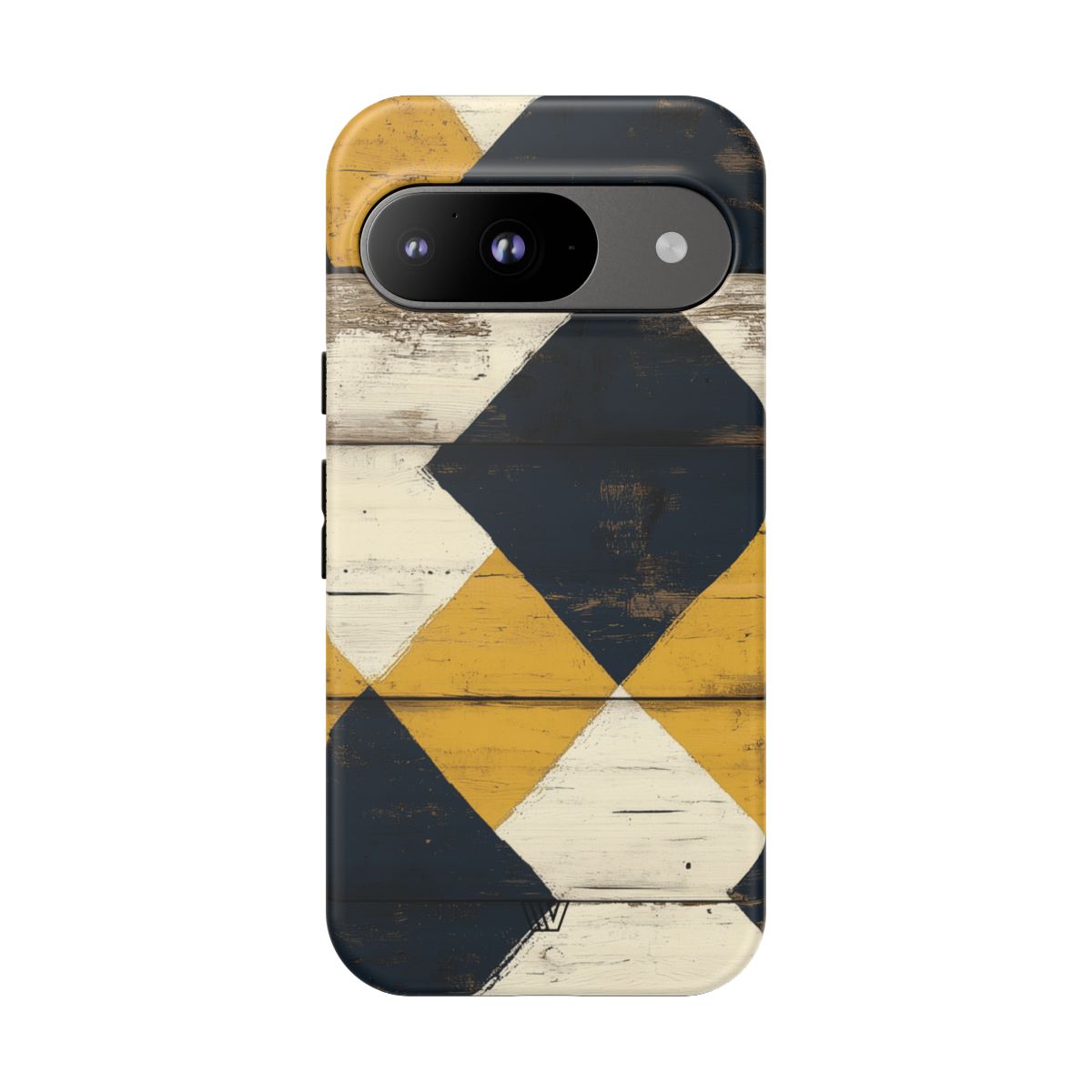 Tough Phone Case Dual-Layer Protection Farmhouse Wood