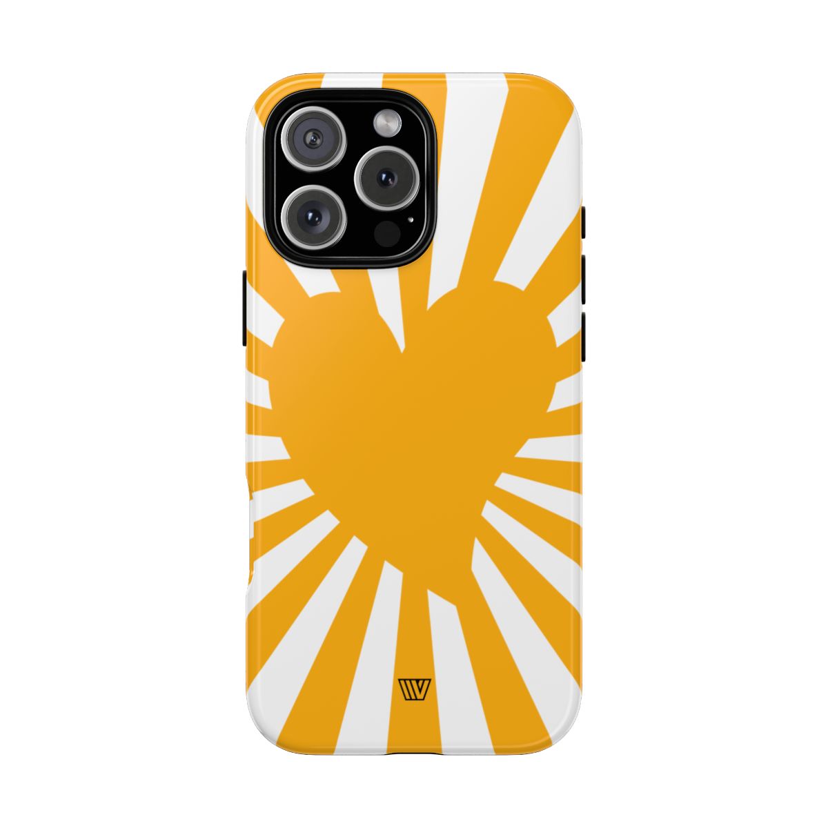 Heart Sun Rays Tough Phone Case with Impact Resistance