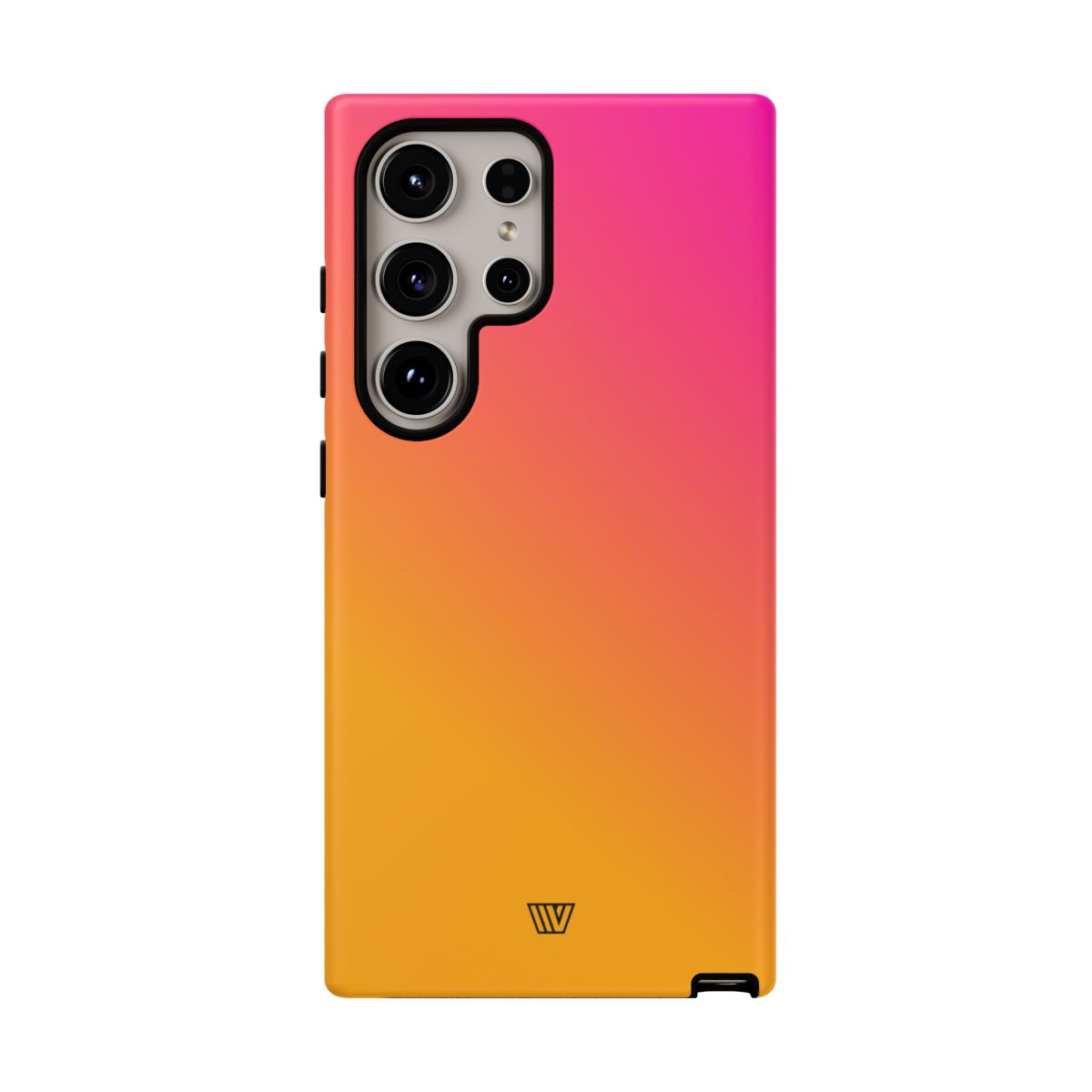 Hot Pink Orange Tough Phone Case