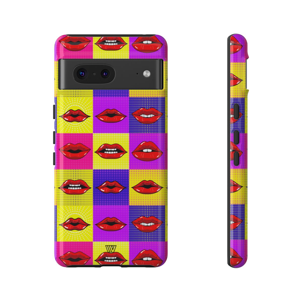 Tough Phone Case Dual-layer Protection POP ART LIPS