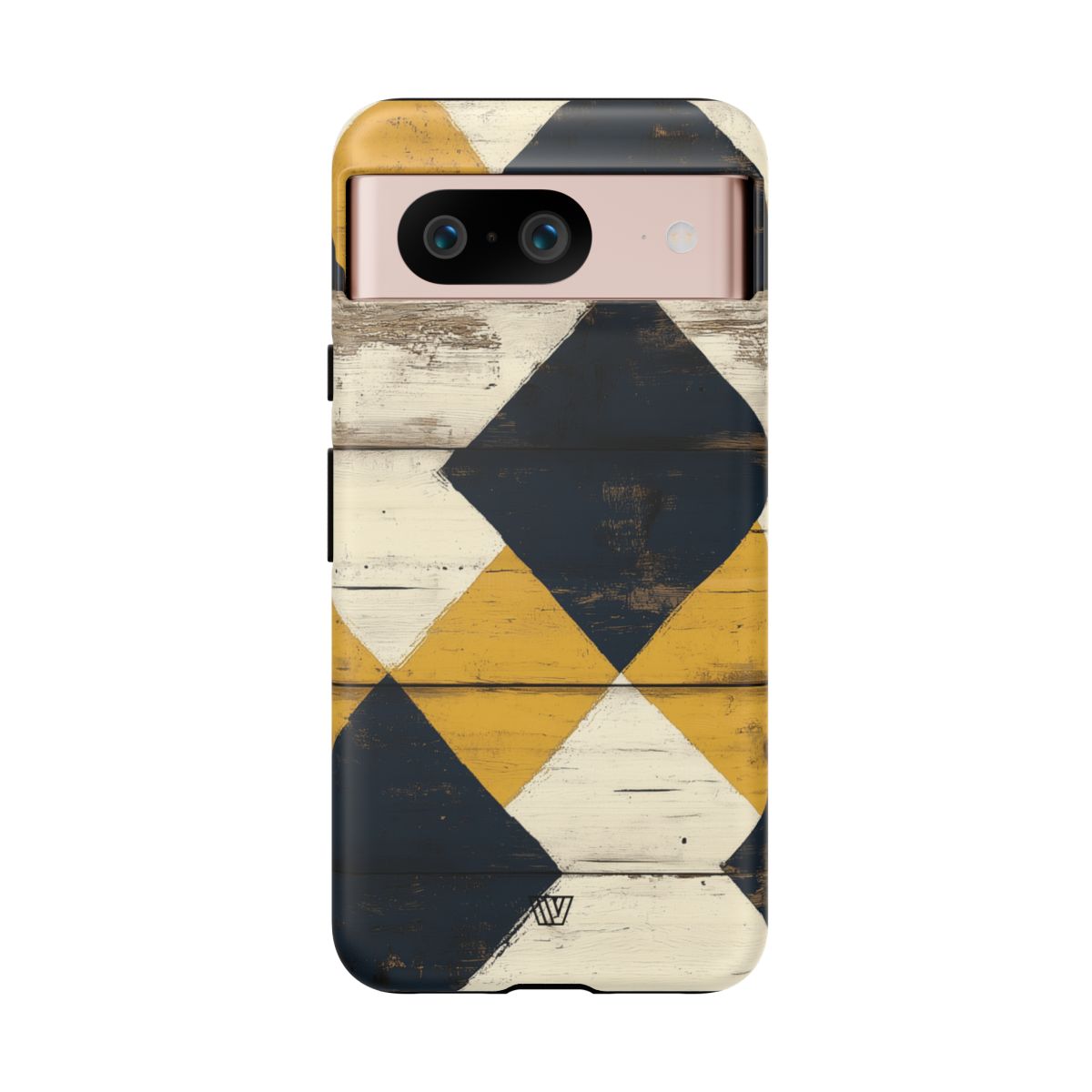 Tough Phone Case Dual-Layer Protection Farmhouse Wood