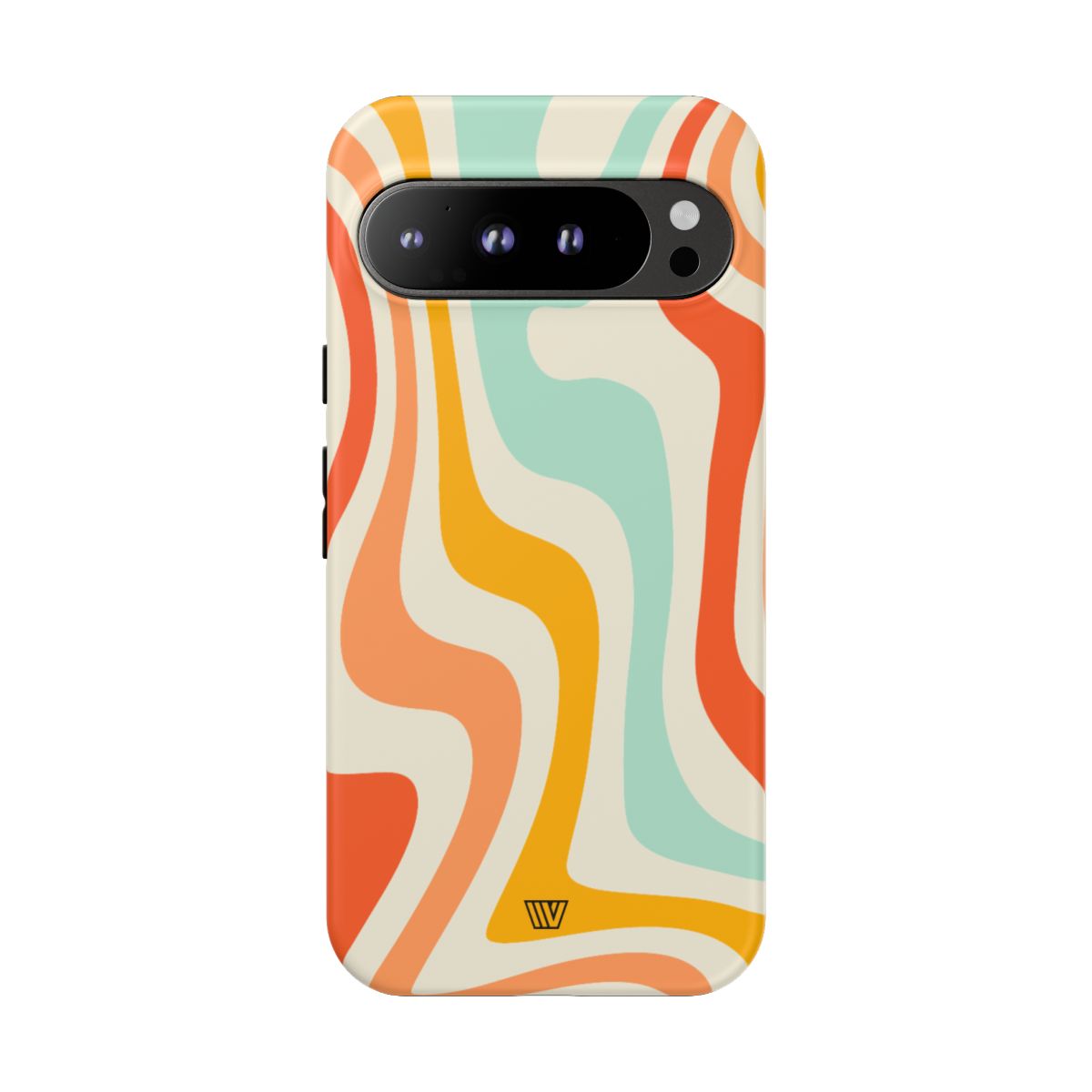 Retro Groovy Swirls Tough Phone Case