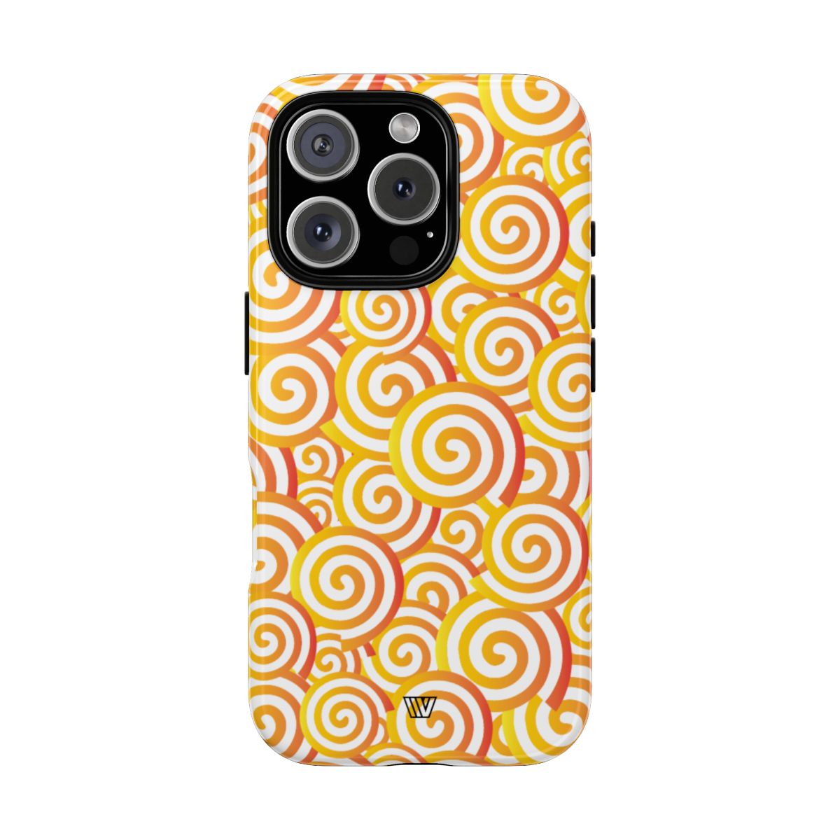 Abstract Spiral Orange Tough Phone Case