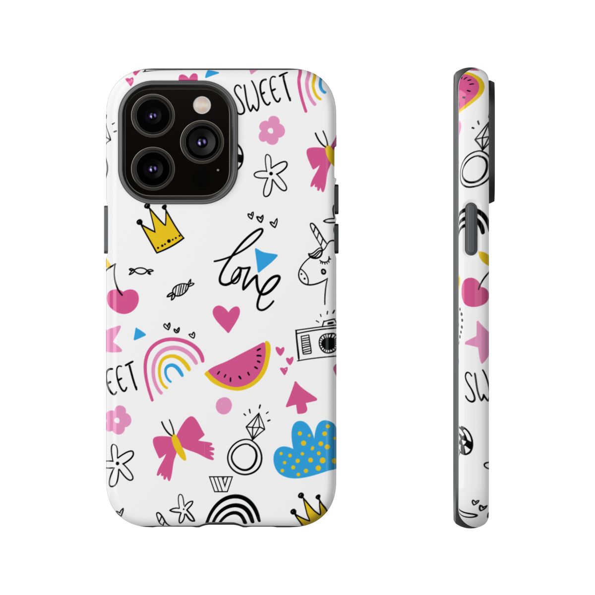 Tough Impact Resistant Phone Case SWEET LOVE