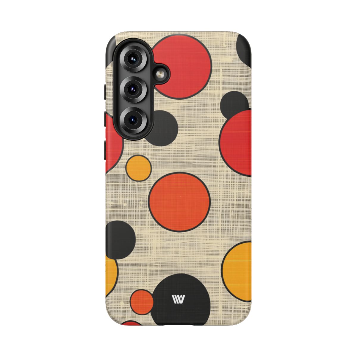 Tough Phone Case Mid-Century Dots Protective Cover