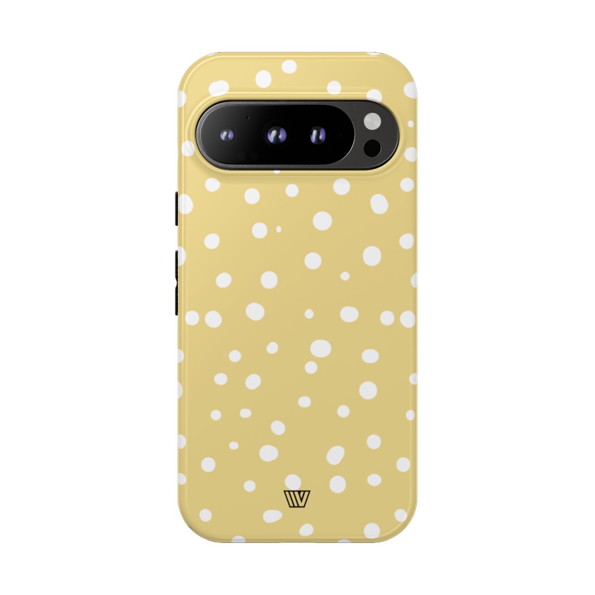 Muted Yellow Dots Tough Phone Case with Impact-Resistant Design
