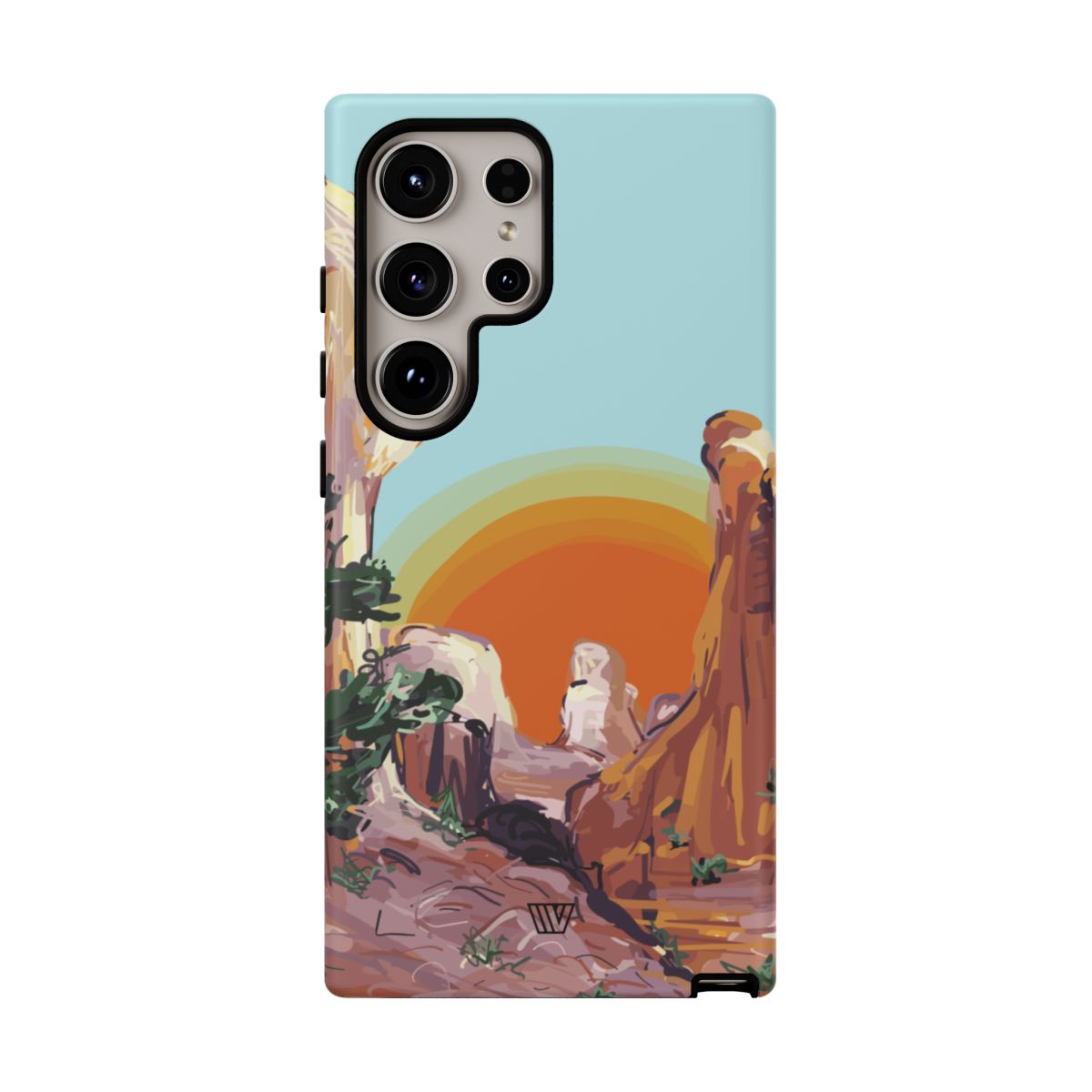 Tough Phone Case 8ft Drop Tested DESERT SUNRISE TROVVVE X EARTH FORMATIONS