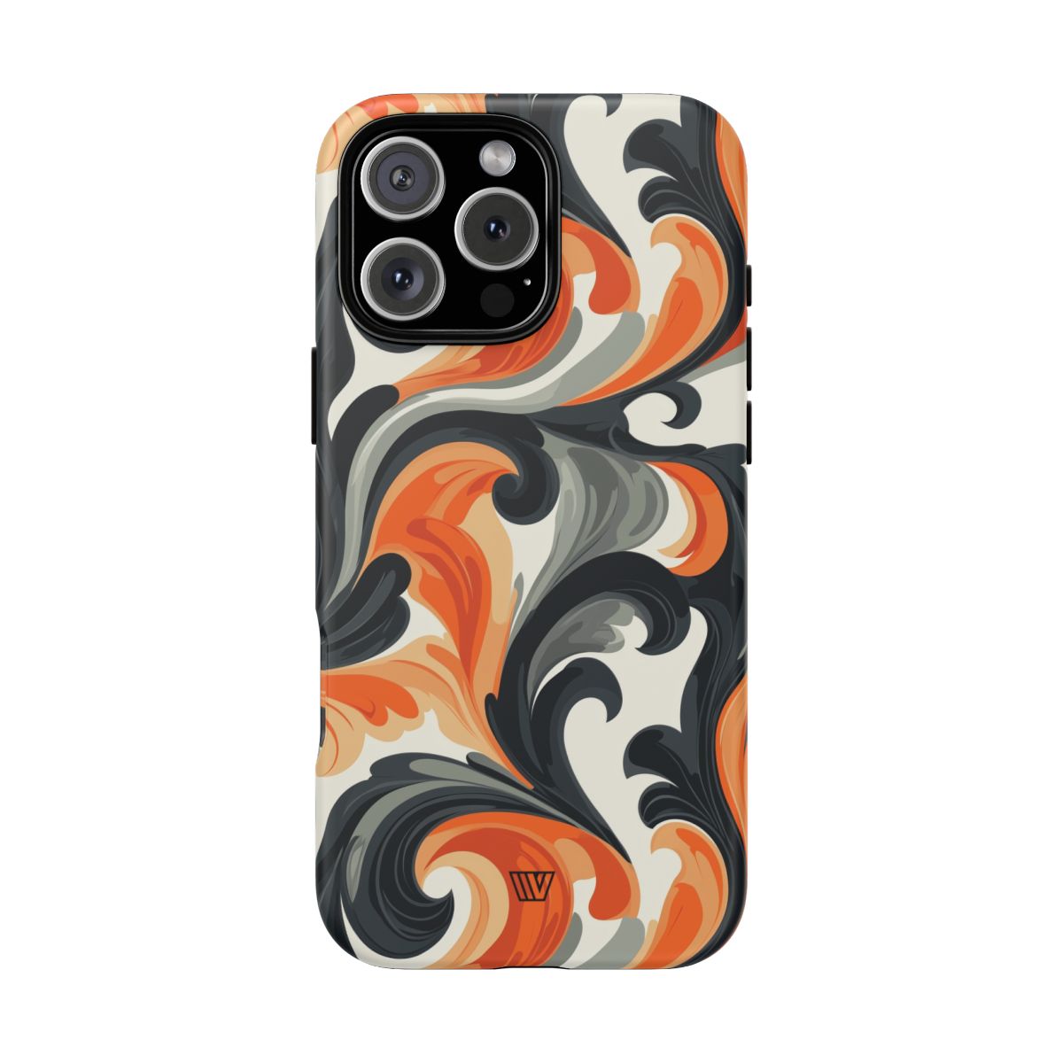 Tough Phone Case Baroque Swirl Polycarbonate Shell Trovvve