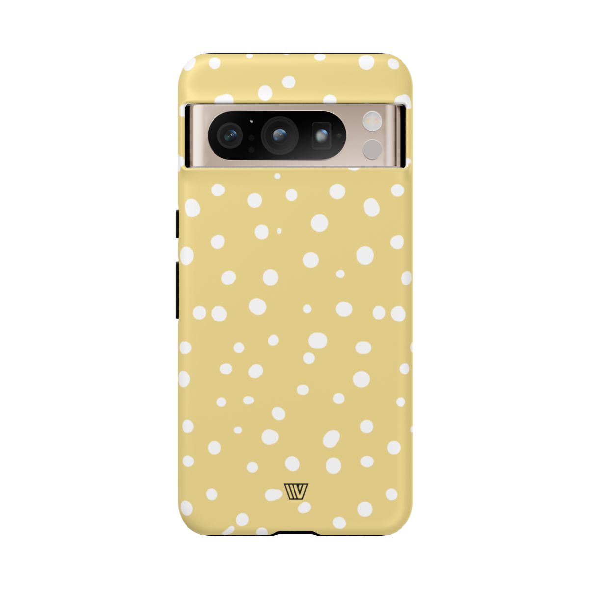 Muted Yellow Dots Tough Phone Case with Impact-Resistant Design