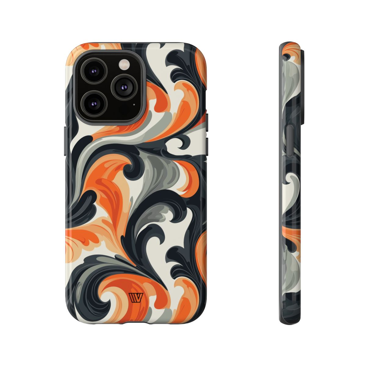 Tough Phone Case Baroque Swirl Polycarbonate Shell Trovvve