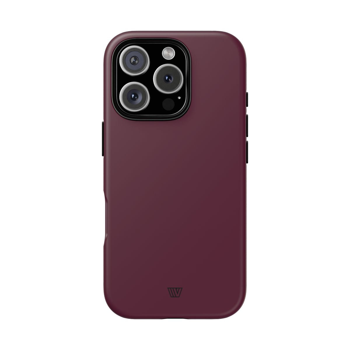 Tough Phone Case Wine Berry Protective Dual-Layer Polycarbonate Shell