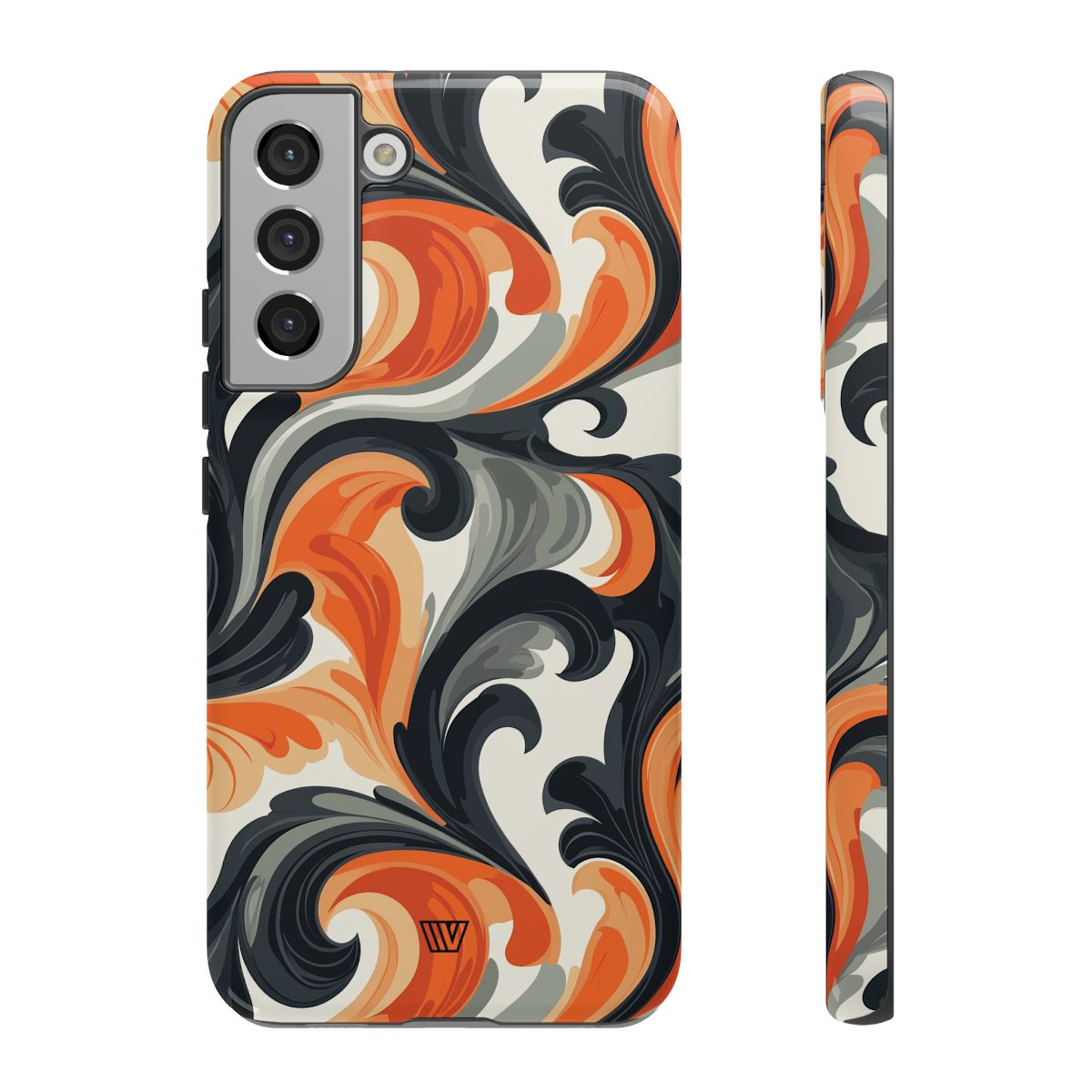 Tough Phone Case Baroque Swirl Polycarbonate Shell Trovvve