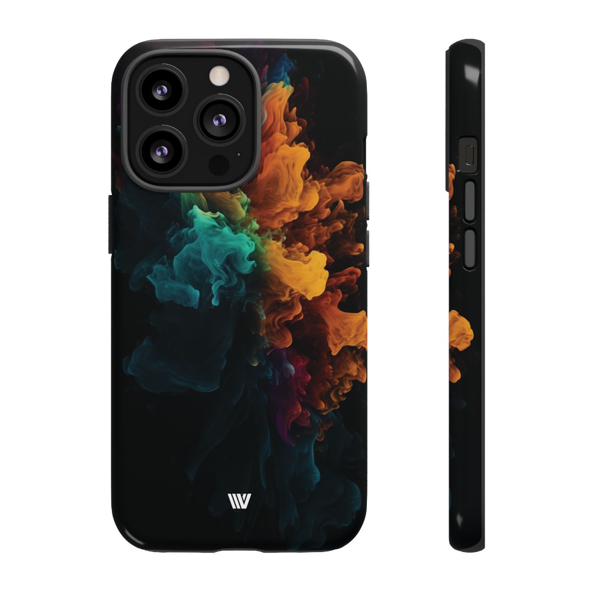 Tough Phone Case Dual-Layer Protection Color Burst