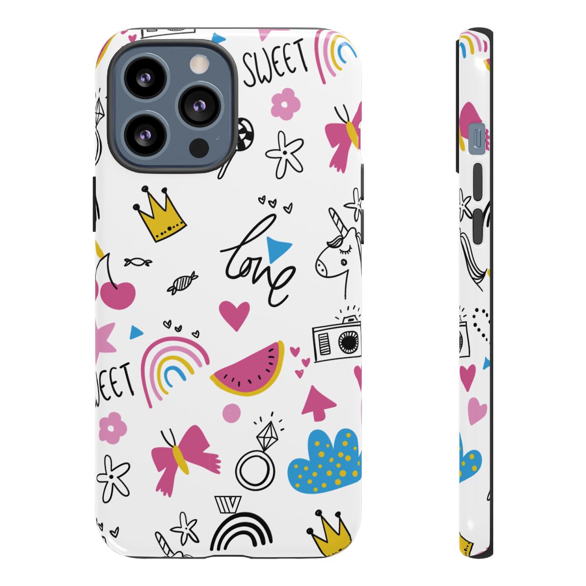 Tough Impact Resistant Phone Case SWEET LOVE