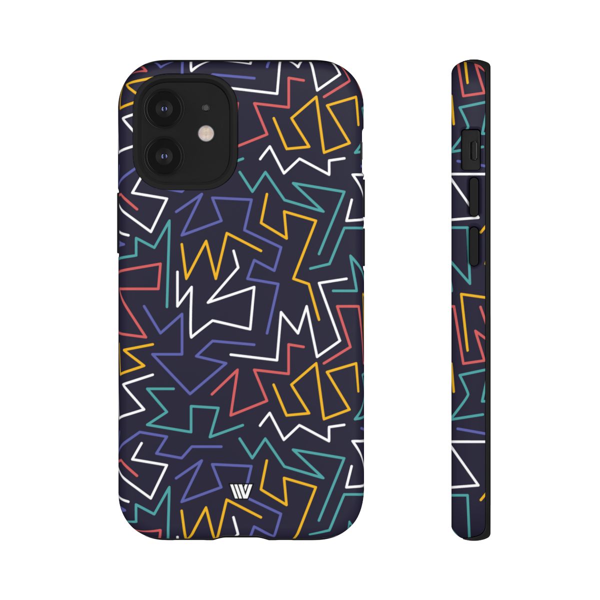 Tough Impact Resistant Phone Case ZIGZAG NIGHT