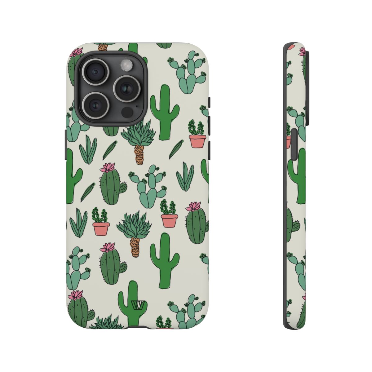 Tough Impact-Resistant Phone Case CACTUS DOODLES