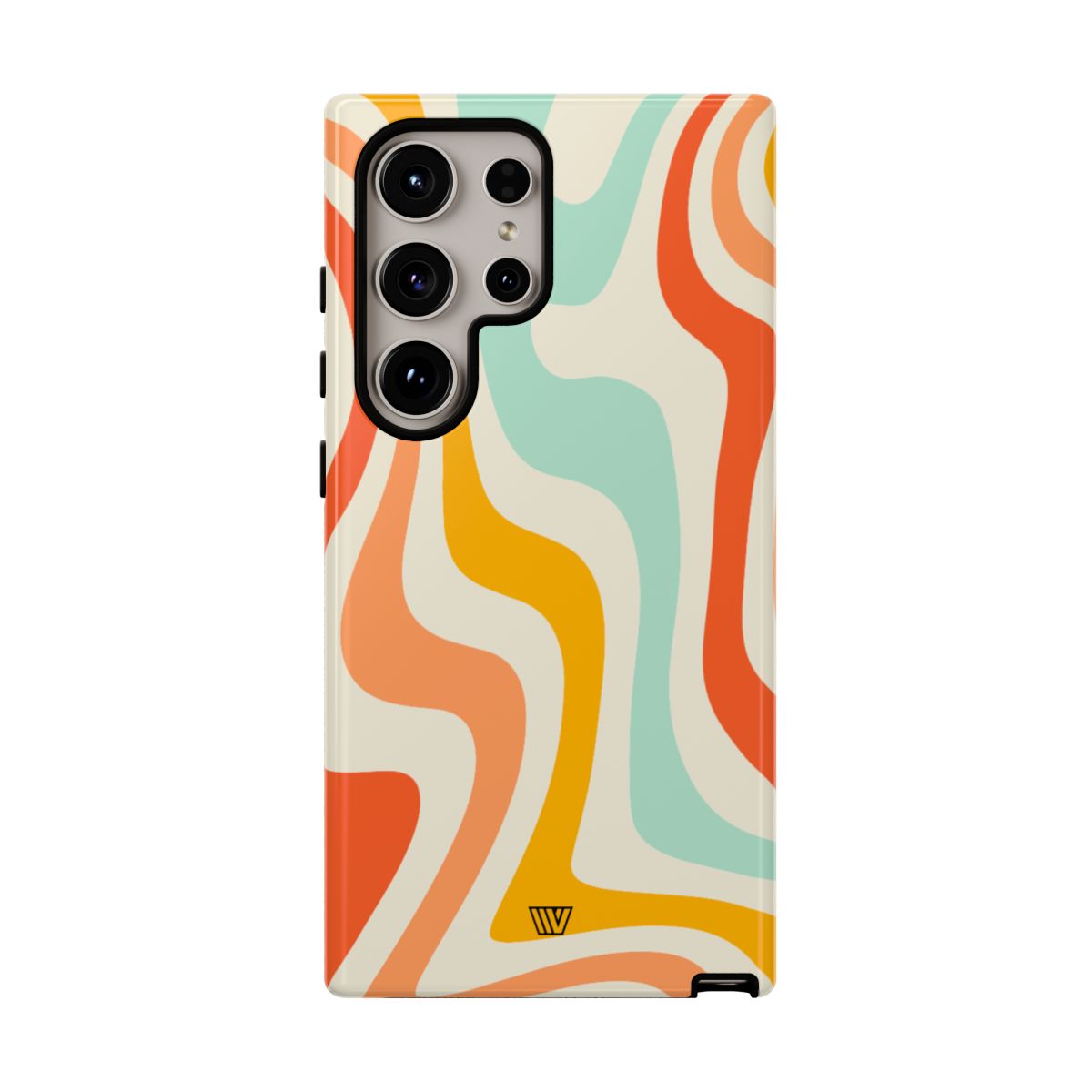 Retro Groovy Swirls Tough Phone Case