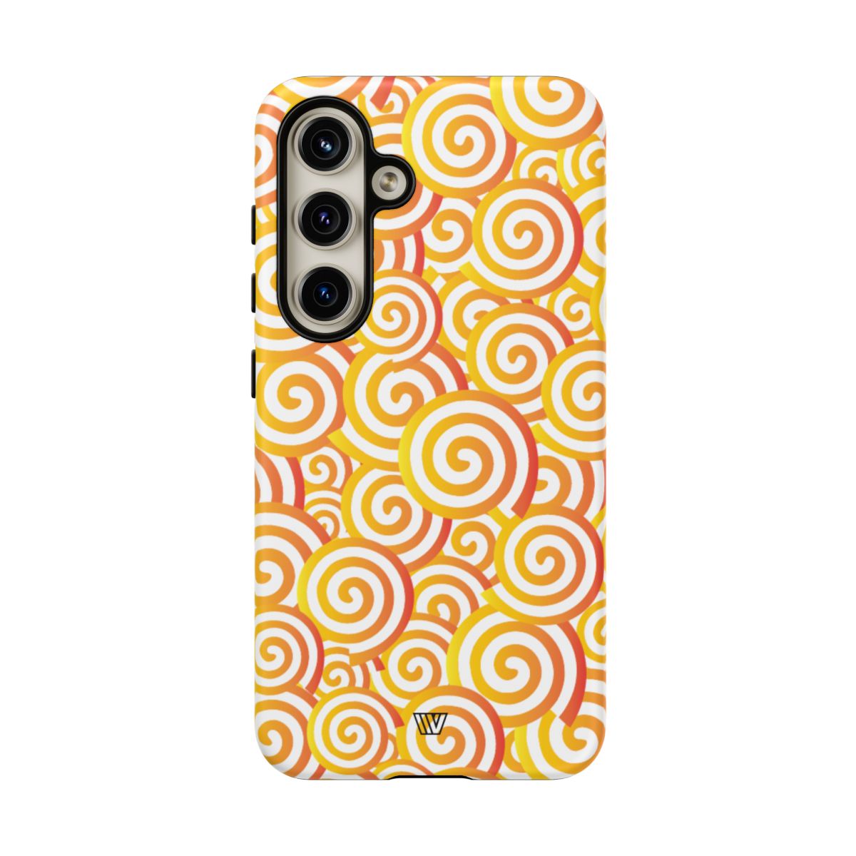 Abstract Spiral Orange Tough Phone Case