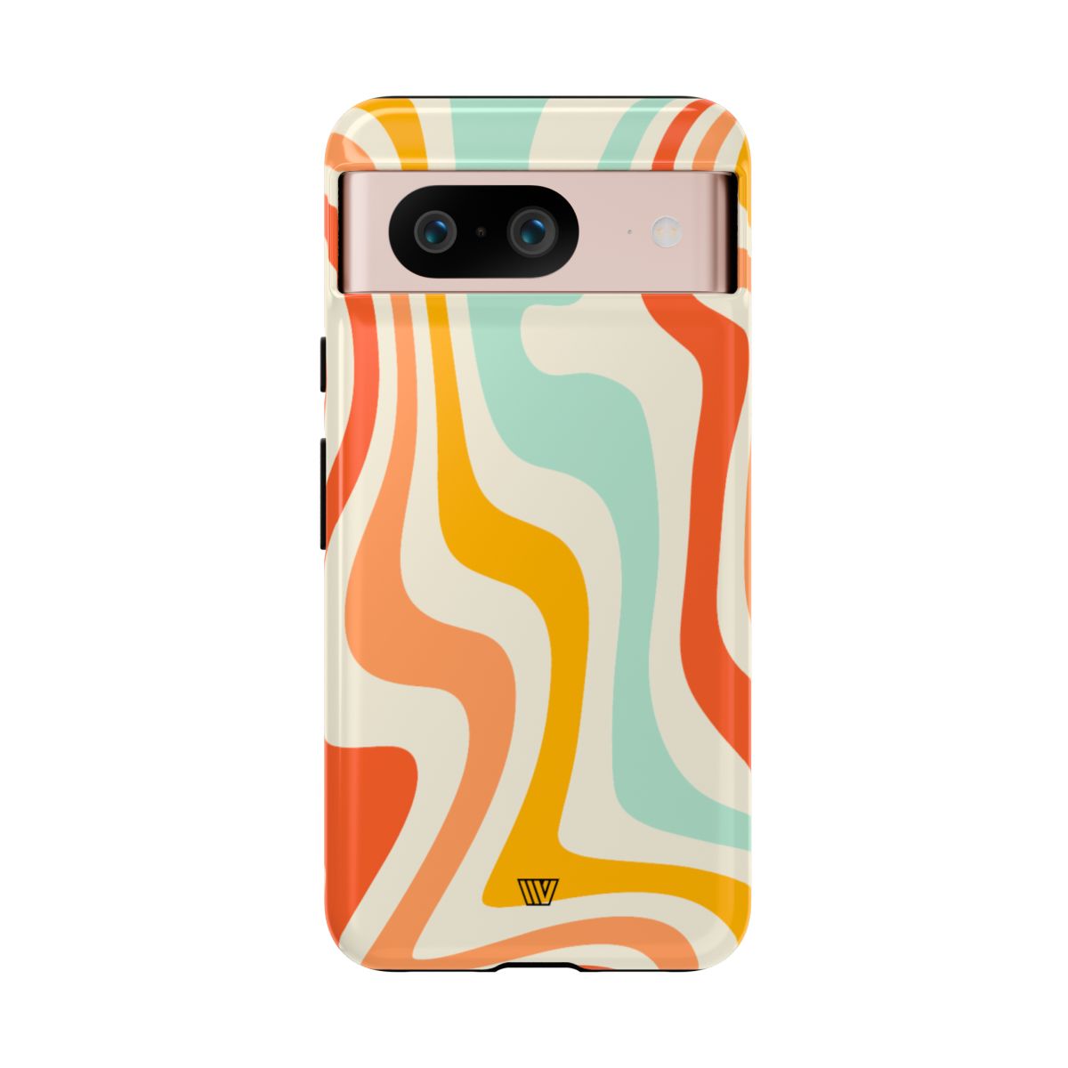 Retro Groovy Swirls Tough Phone Case