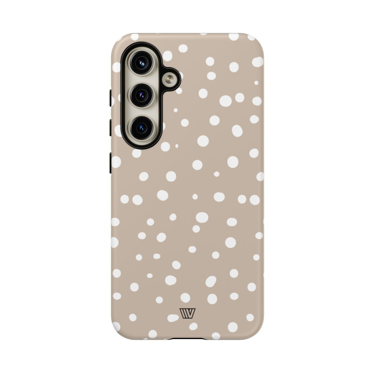 Beige Dots Tough Phone Case Dual-Layer Protective Shell Trovvve