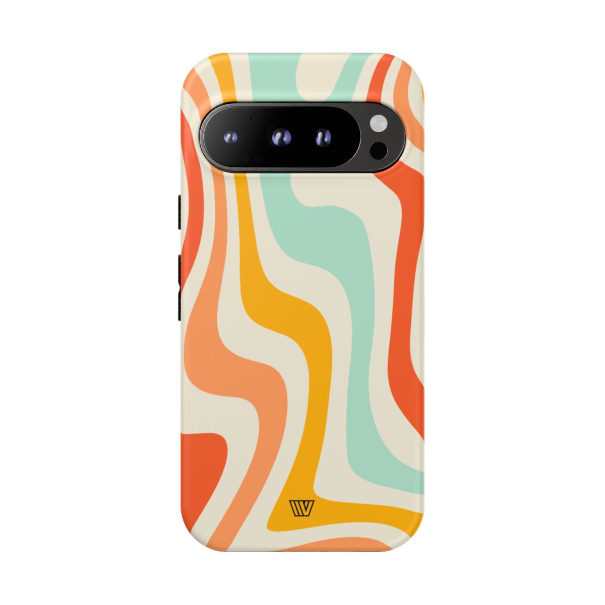 Retro Groovy Swirls Tough Phone Case