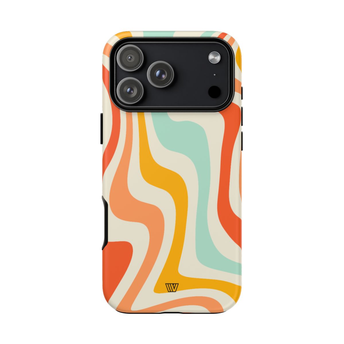 Retro Groovy Swirls Tough Phone Case