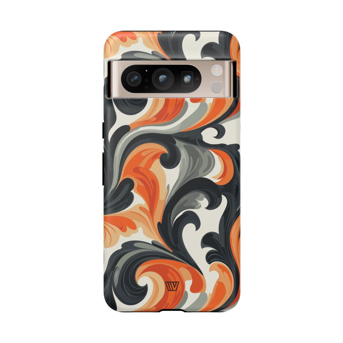Tough Phone Case Baroque Swirl Polycarbonate Shell Trovvve