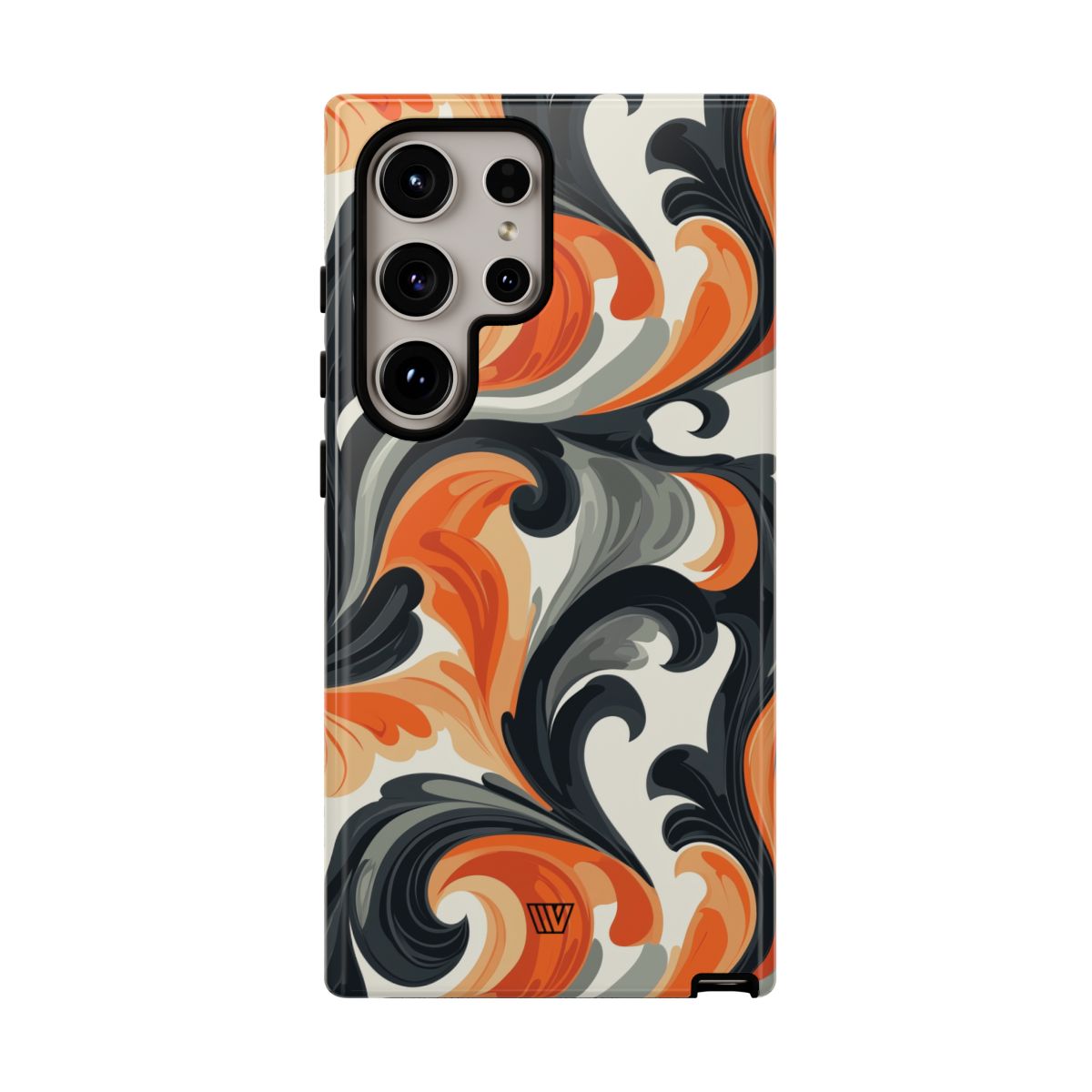 Tough Phone Case Baroque Swirl Polycarbonate Shell Trovvve