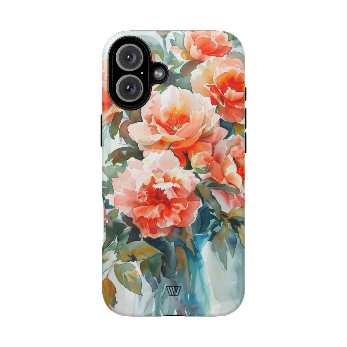 Tough Phone Case Dual-Layer Impact Resistant PEONY DREAMS