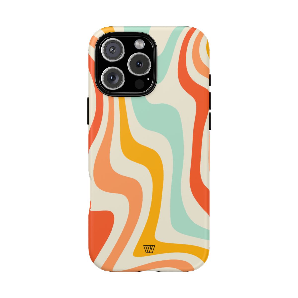 Retro Groovy Swirls Tough Phone Case