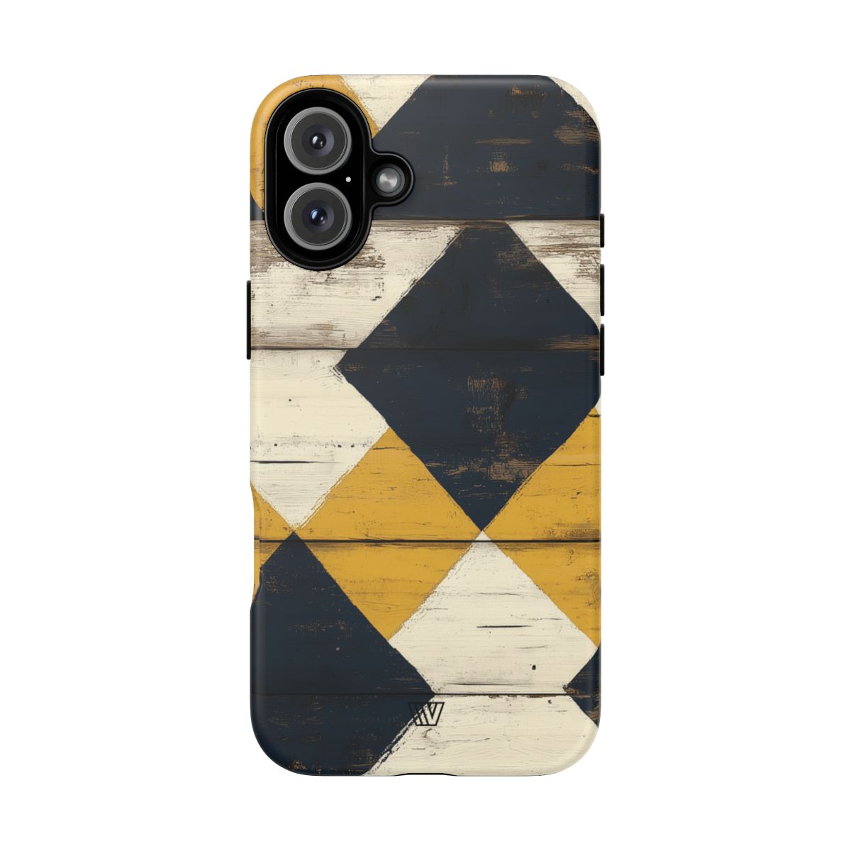 Tough Phone Case Dual-Layer Protection Farmhouse Wood