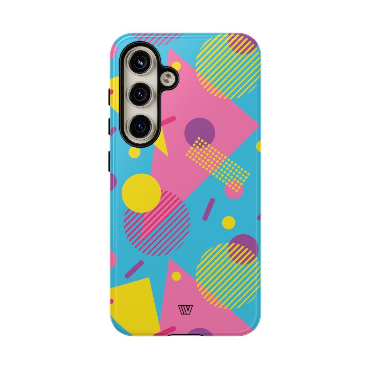 Retro Pattern Light Blue Tough Phone Case