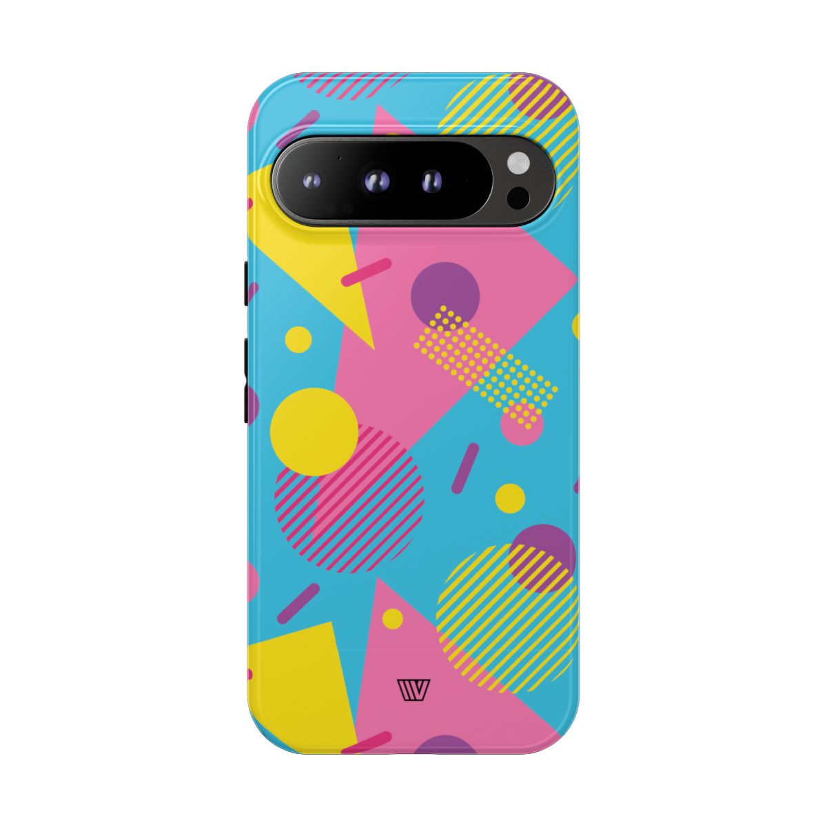 Retro Pattern Light Blue Tough Phone Case