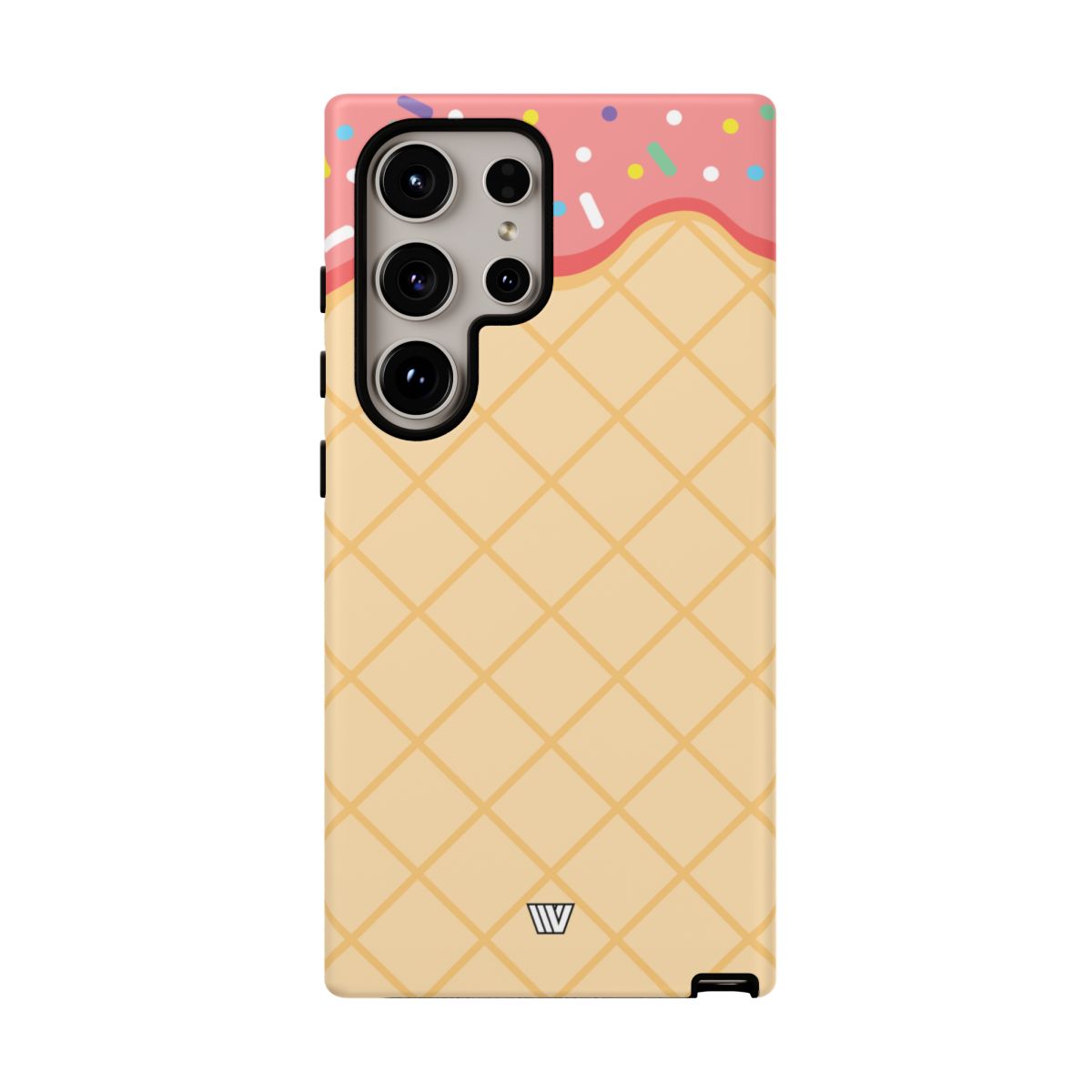 Ice Cream Cone Tough Phone Case Dual-Layer Protection