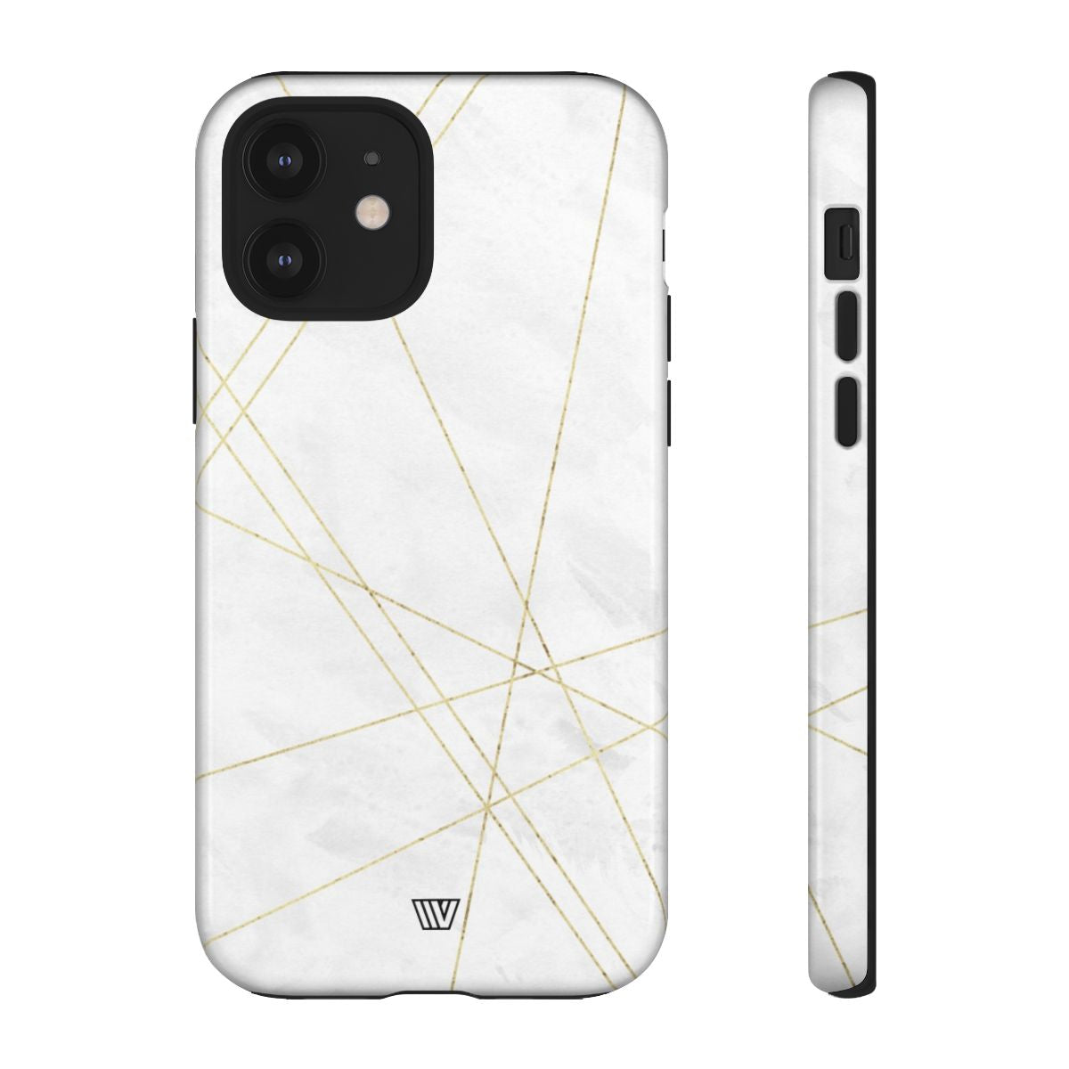 Tough Phone Case Impact Resistant Dual-Layer Shell GOLD LINES