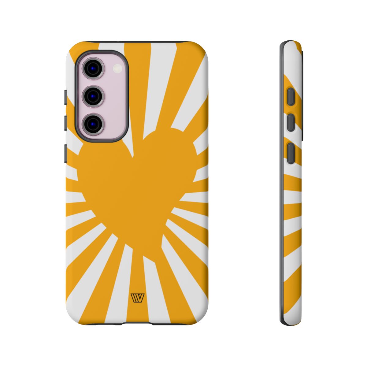 Heart Sun Rays Tough Phone Case with Impact Resistance