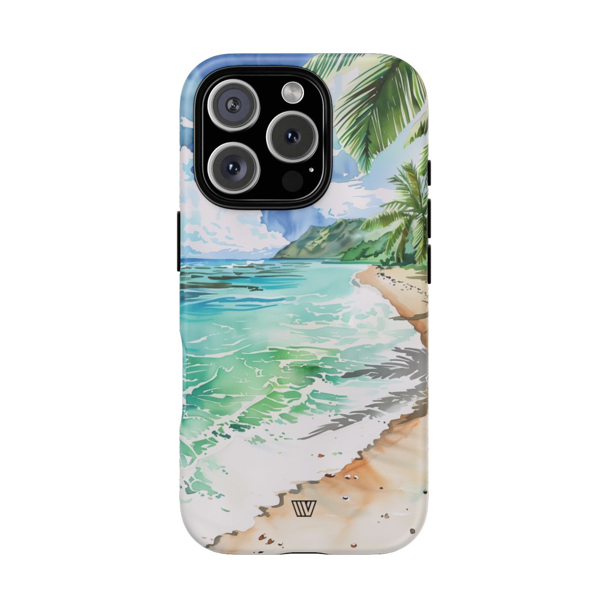 Watercolor Beach Tough Phone Case