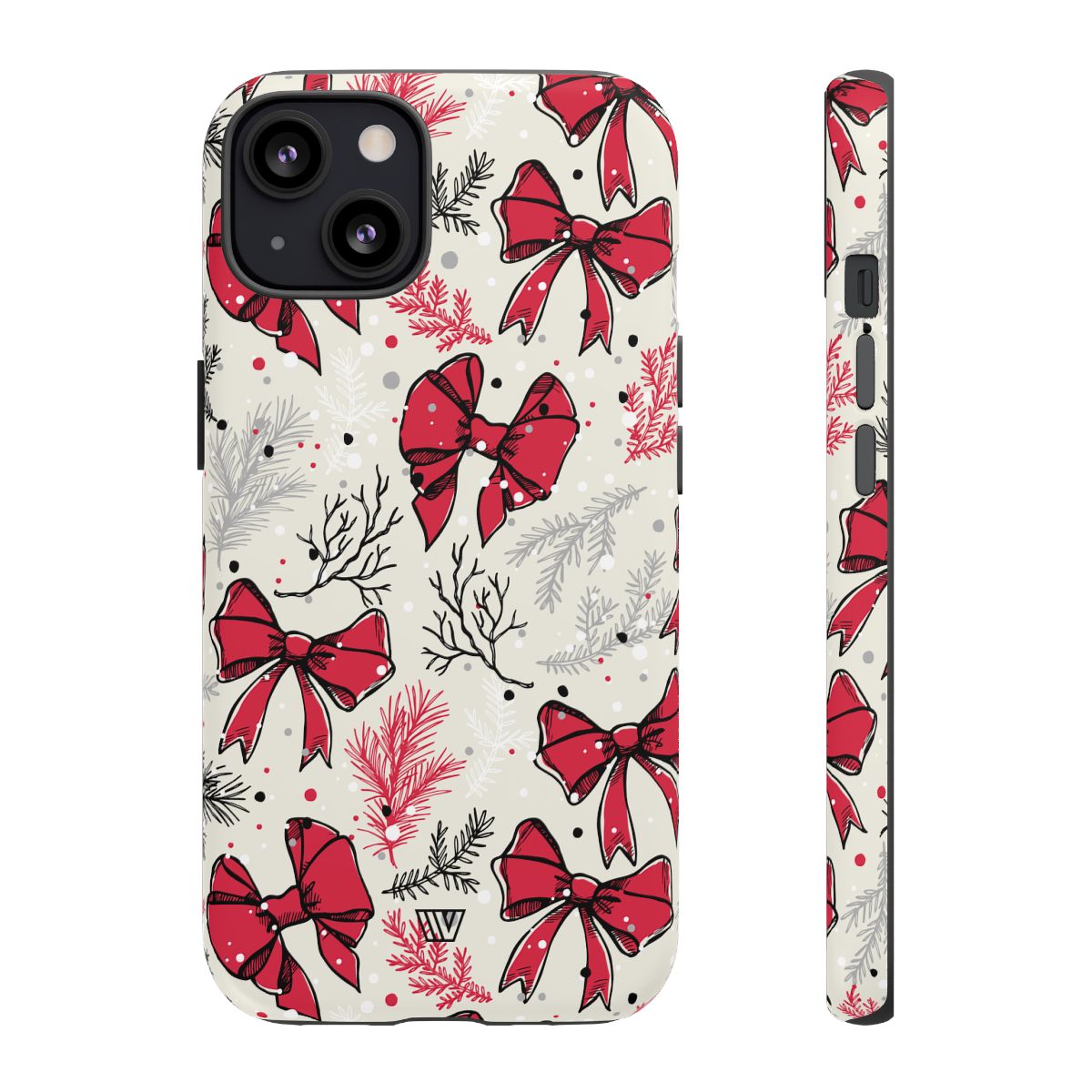 Tough Phone Case Impact-Resistant Dual Layer WINTER BOWS