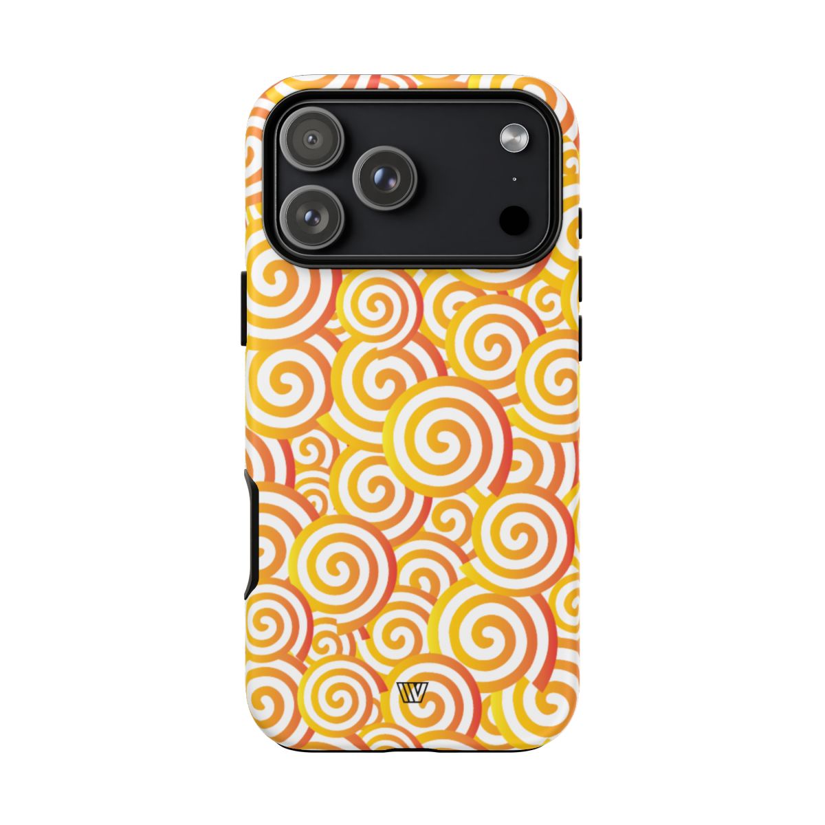Abstract Spiral Orange Tough Phone Case