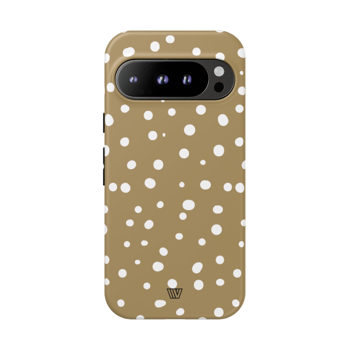 Dark Beige Dots Tough Phone Case