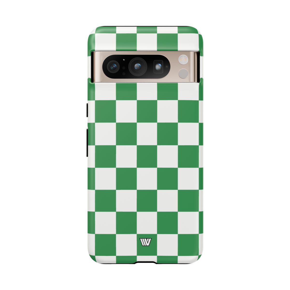 Green White Checkerboard Tough Phone Case