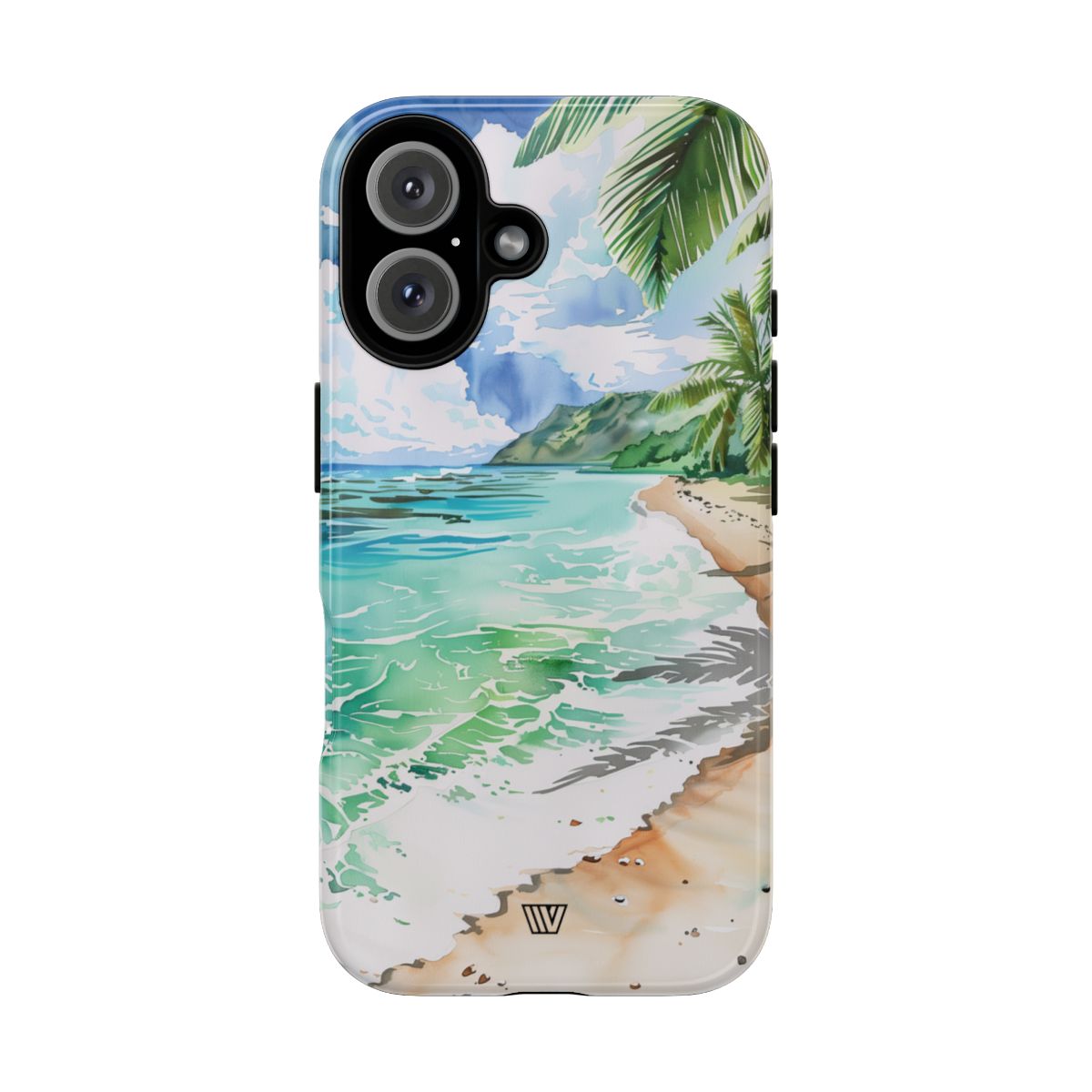Watercolor Beach Tough Phone Case